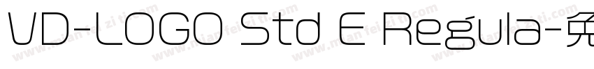 VD-LOGO Std E Regula字体转换